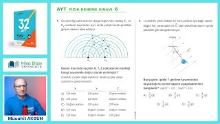 AYT Fizik Branş Denemesi6 2024 I Nihat Bilgin Yayınları SON BASKI [upl. by Mara554]