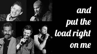 The Weight feat Jason Manns Jensen Ackles Gil McKinney Rob Benedict and Richard Speight [upl. by Body]