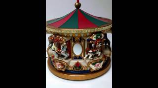 Mr Christmas Holiday Merry go Round Carousel [upl. by Julie]