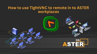 How to use TightVNC to remote in to ASTER workplaces [upl. by Nitaj312]