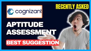 Cognizant Aptitude Questions with Answers 2024  UBK Anna [upl. by Atalya]