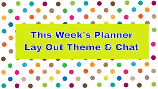 Happy Planner Weekly Lay Out [upl. by Buonomo]