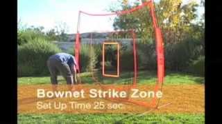 BOWNET BaseballSoftball Strike Zone Demo and Set Up [upl. by Askwith321]