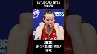 Caitlin Clark Cant Believe Wrong Call Was Made caitlinclark [upl. by Anaer]