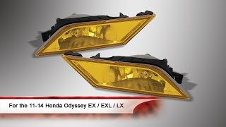 20112014 Honda Odyssey EX EXLLX Fog Lights [upl. by Deming]