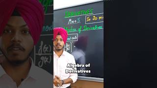 Quotient Rule  Derivative in 20 minutes M5 maths derivatives k2institute class12maths [upl. by Sully]