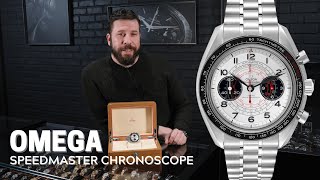 Omega Chronoscope Steel Silver Dial Mens Watch 32930435102002 Review  SwissWatchExpo [upl. by Yeliac]