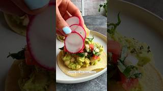 RECIPE IN COMMENTS 🥰 SMASHED AVOCADO WHITE BEAN TACO The Peaceful Kitchen my friend’s new cookbook [upl. by Janek241]