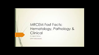 MRCEM FAST FACTS Hematology Part 1 [upl. by Tolliver]