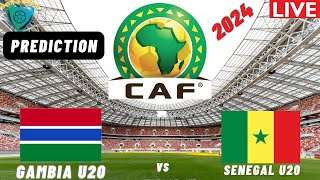 Gambia vs Senegal Live Stream CAF U20 Africa Nations Cup 2025 Qualifier Commentary Score amp Highlight [upl. by Madian]