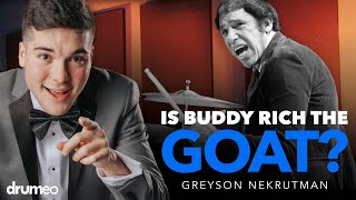 Was Buddy Rich The Greatest Drummer Of All Time  Greyson Nekrutman [upl. by Anitsugua]