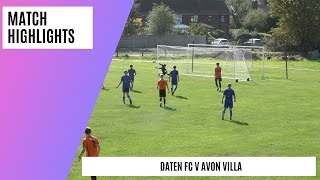 SIX GOALS in Hot amp Sunny Cheshire League Clash  Daten FC v Avon Villa  Match Highlights [upl. by Nanam]