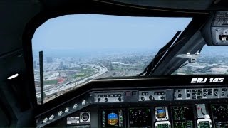 FSX Low Visibility Landing  Cockpit View   HD [upl. by Pamella238]