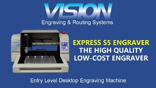 Visions Express Small Format Entry Level Engraver [upl. by Tartaglia]