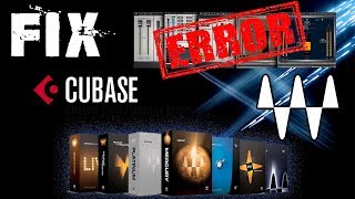 How to Fix Error  Waves vst Plugins Not showing In Cubase  WAVES VST ERROR FIXED [upl. by Ytitsahc317]