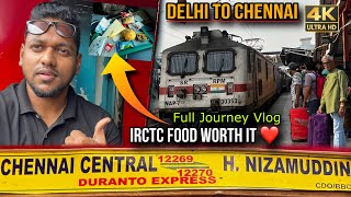 CHENNAI DURONTO EXPRESS 🔥 FULL JOURNEY VLOG in 3AC  DELHI to CHENNAI in 29 HOURS  INDIAN RAILWAYS [upl. by Iah]