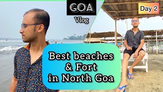 Best beaches of North Goa  Chapora Fort  Goa Vlog  December 2022  Ep 3 [upl. by Yssis]