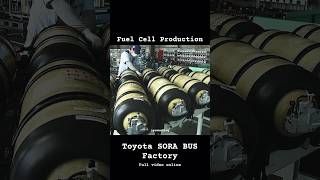 Toyota BUS Hydrogen Fuel Cell PRODUCTION [upl. by Direj]