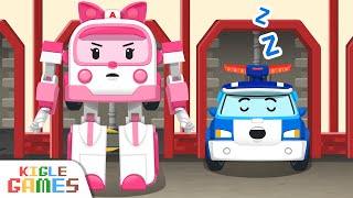 일어나 폴리 Wake up Poli  폴리 습관놀이  Poli Game  Robocar Poli  KIGLE GAMES [upl. by Calv347]