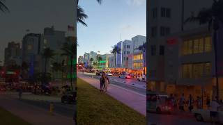 South Beach 🇺🇸 com seus iluminados e famosos hotéis florida usa travel miamibeach beach [upl. by Jared970]