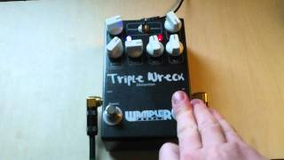 Wampler Triple Wreck Distortion Guitar Demo HD [upl. by Armitage964]