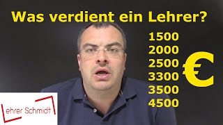 Was verdient ein Lehrer  Wirtschaft  Lehrerschmidt [upl. by Niwdog747]