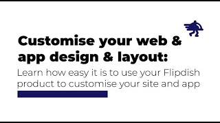 How to customise your web amp app design amp layout  Flipdish Tutorial [upl. by Aneeuq]