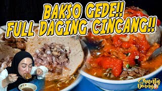 BAKSO GEDE FULL DAGING CINCANGNYA BAKSO SLAMET [upl. by Bensen588]