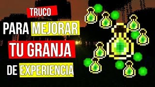 MINECRAFT TECNICO  Truco para mejorar tus granjas en Minecraft [upl. by Elayor]