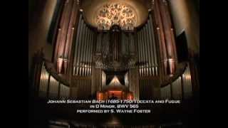 Great Organs of First Church  Johann Sebastian Bach  Toccata And Fugue In D Minor BWV 565 [upl. by Philippe391]