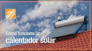 Cómo funciona un calentador solar  Plomería [upl. by Nelyak]