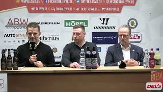 Pressekonferenz ESV Kaufbeuren vs Lausitzer Füchse [upl. by Ticknor]