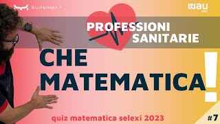 Lezioni Per Test Professioni Sanitarie  Quiz Matematica [upl. by Ihsakat61]