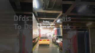 Calais to Dover ferries travel  dfds ferry trip  Dover port [upl. by Atneuqal]