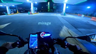 UN REGRESO NOCTURNO POR LA ZARAGOZA  4K  PULSAR N250  POV pure sound  théos antent  mirage [upl. by Inod]