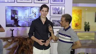 Mister World Argentina 2024 Tomas Ghigo interviewed by CV Altatis [upl. by Naryk524]