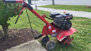 TROY BILT COLT FT TILLER REPAIR [upl. by Sartin]