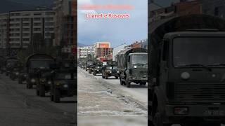 Kosovo Army convoy 🇽🇰🪖🐺 [upl. by Madonia]