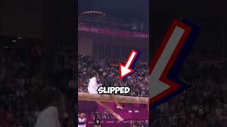 This Gabby Douglas mistake almost cost her the gold shorts sports gymnast athlete olympics [upl. by Ecirtak]