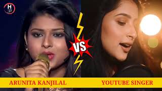 Arunita Kanjilal Vs Youtube Singer  Aisa Lagta Hai  Indian Idol  H3D [upl. by Bow999]