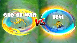 Martis Levi VS God of War Skin Comparison [upl. by Chace]