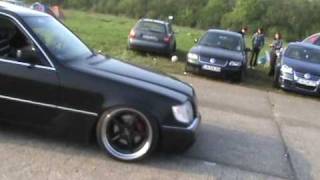 Mercedes Benz SKlasse w140 42 V8 drift burnout [upl. by Harvey]