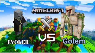 Evoker vs golemminecraft minecraftbuilding gaming JX Gamerz [upl. by Peg662]