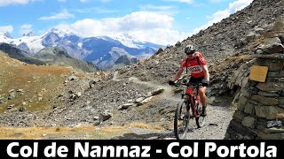 🚴 Anello in Val dAosta Col de Nannaz e Col Portola  Le Alpi in MTB [upl. by Neened562]