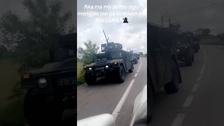 Kosovo Army HUMVEE convoy 🇽🇰🇺🇸 [upl. by Euqinimod]