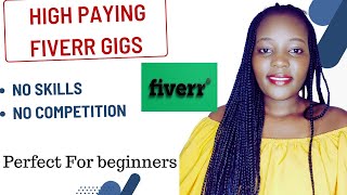 Easy Fiverr Gigs Make Money Online [upl. by Nirra422]