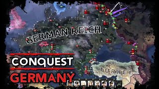 HoI4 Player Timelapse  Axis Germany Conquest Expert AI [upl. by Dnob]