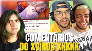 FORAM LONGE DEMAIS KKKKK REACT KLEBERIANUS COMENTÁRIOS ENGRAÇADOS DO XVÍRUS  CASALZINHO [upl. by Jorie371]