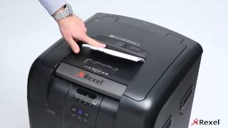 Rexel AutoPlus Shredder Video Guide  Euroffice [upl. by Kihtrak7]