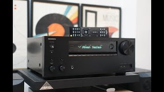 Onkyo TXNR555 Amplifier amp Receiver with Phono Bluetooth WiFi HDMI ARC 4K [upl. by Rafaela]